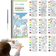 Drawing Paper for Kids | Painting Paper Watercolor Paint Set with Brushes and Paints,Portable Drawing Paper, Art Supplies for Kids, Adults, Beginners, Experienced Artists