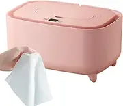 mivceklw Baby Wet Wipe Warmer, Youth Diaper Wipes Dispenser - Intelligent Control, Uniform Heating, Silent with Night Light for Travel and