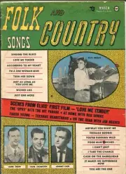 MAG: Folk and Country Songs 3/1957-Elvis-Johnny Cash-Hank Snow-Faron Young-G