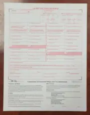 2021 IRS Tax Form W-3c Transmittal of Corrected Wage Summary ONLY - 2 Forms
