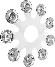 GOOHOCHY Cymbals Ching Ring Drum Bell Accessory Drum Mount for Percussion Instruments Enhancing Sound Effects for Adults Performance