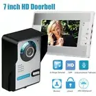 Wired 7" Color Video Door Phone Doorbell Intercom Security System with 1 Monitor
