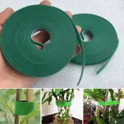 10mtr Roll Tie-Tape Plant Ties Hook Loop Garden Supports Bamboo Cane Wrap
