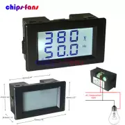 AC80-300V/AC190-450V Dual Display LCD AC Ammeter Voltmeter 100A + Transformer