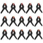 15Pcs Plastic Spring Clamps Heavy Clip 4.5" Professional Muslin Clamp