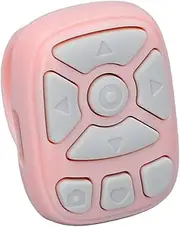 POENVFPO Wireless Scrolling Ring Remote Control for iOS 15 - Efficient Fingertip Page Turner for Apple Users (Pink)