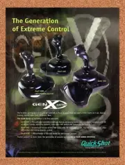1997 QuickShot GenX Series Digital Analog Joysticks Original Ad / Wall Art v2
