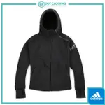 ADIDAS ZNE HOODIE APPAREL 女 全黑 棉質外套 太空棉 日本款 黑袖套 限量款