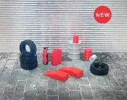 Small garage equipment. Scale 1:24. Auto service equipment. Diorama parts.