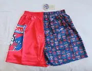 Melbourne Demons AFL FC2047 S22 Mens Retro Logo Printed Satin Boxer Shorts New