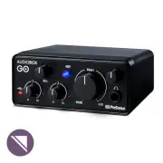 PreSonus Audio Box GO Ultra-Compact Mobile 2x2 USB-C Audio Interface - Black