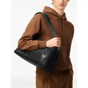 [Ami Paris] Ami Paris Large Marcel Shoulder Bag ONE SIZE BLACK