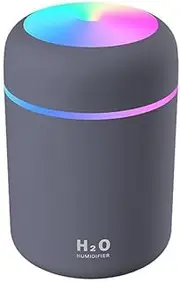 Colorful Cool Mini Humidifier, Essential Oil Diffuser, Aroma Essential USB Personal Desktop Humidifier for Car, Office Room, Bedroom etc,2 Adjustable Mist Modes (Navy Blue)