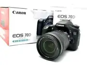 Canon EOS 70D DSLR Camera Body with EF-S 18-135mm IS STM FULL LENS KIT!