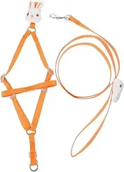 Happyyami Pet Leash Pet Harness Dog Walking Harness Dog Leash Cat Leash Walking Turtle Walking Leash Dog Walking Leash Puppy Chest Strap Training Dog Harness Dog Lead Leash Orange Polyester