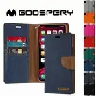 Canvas Wallet Flip Case for iPhone 11 Pro Max X XS XR SE 2020 7 8 Plus Cover