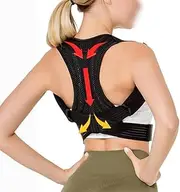 Invisible Back Corrector Band Brace Extended Support Belt Adjustable Spine Lumbar