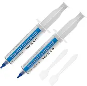 Chinatmax [2 Pack] HY510 Thermal Compound Paste, Carbon Based High Performance Thermal Grease, Thermal Compound CPU Heatsink Paste for All Coolers, Thermal Interface Material - 50g