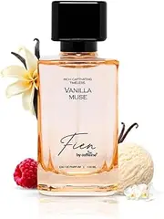 [Fien] Perfume Vanilla Muse Perfume for Women | Sweet Vanilla Fragrance | 12 Hrs Long Lasting Eau De Parfum with Hazelnut, Peony, Vanilla Bean | mCaffeine Perfume | Valentine Gift | Solid Premium