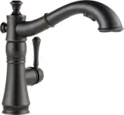 Delta 4197-DST Cassidy Pull-Out Kitchen Faucet - - Bronze