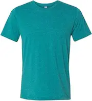 Canvas Mens Triblend Crew Neck Plain Short Sleeve T-Shirt