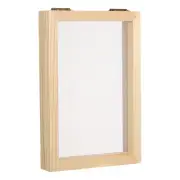 7"x5" Wooden Paper Making Mould Deckle Frame, Natural Color
