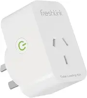Smart Plug 10A FreshLink Smart Indoor Socket Wi-Fi Bluetooth Outlet with Remote Control,Timer, Energy Saving, Work with Alexa/Google Home, SAA Certified, 2.4GHz WiFi Only (1 Pack)
