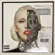 Christina Aguilera Bionic 3xLP Clear Black Splatter Vinyl Urban Outfitters SEALD