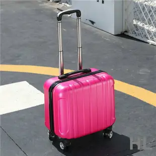 華隆興盛18寸網紅行李箱女小型輕便密碼登機箱拉桿箱皮20旅行箱子小號16寸