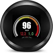 Daseeme Car HUD Head-up Display P11 Multi-Functions Car Digital Gauge OBDⅡ Diagnostic Detector Fault Code Elimination Speedometer Safe Driving Computer Overspeed Alarm