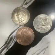 Ike Copper / Silver Coin Magic Set.