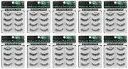 10 Ardell Demi Wispies MultiPack Black 40 Pairs Fashion Lash False Lashes 61494