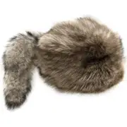 Daniel Boone Hat Davy Crockett Trapper Coonskin Cap Raccoon Fur Costume