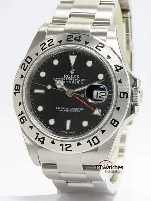 台北腕錶 Rolex 勞力士 Explorer II 16570 亂碼 防偽內圈 原廠膠膜 全新品 118476