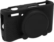 [Be In Your Mind] 1Pc Camera Case Silicone Protective Case Soft Rubber Cover to Prevent Falling Compatible with Canon PowerShot SX740 SX730 HS Black