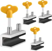 Window Locks, 4 Sets Sliding Security Window Lock with Key for Vertical & Horizo