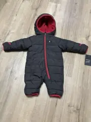 Nike Air Jordan Jumpman Infant 3 Months One-Piece Hooded Puffer Snowsuit NWT