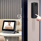 2.4G WiFi Door Eye Camera IR Night Vision Video Doorbell Video Intercom 1000mAh