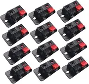 jojofuny 2-Way Loudspeaker Connector Accessories 30pcs Speaker Terminal Connector for Secure Signal Transfer