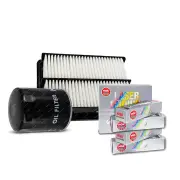 NGK Iridium Spark Plugs & NTK Air Oil Filter for Ford Mustang GT FM FN 5.0L