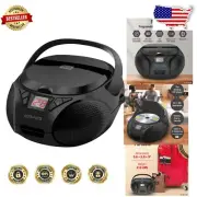 Versatile CD Boombox with Bluetooth & AM/FM Radio - Perfect for Outdoor Music