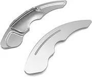 for Lexus, is NX RC F, for Sport, for Fsport IS200t IS250 IS300 IS350 IS300h Car Steering Wheel Paddle Shift Extension Shifters Steering Wheel Paddle Shifter(Silver)