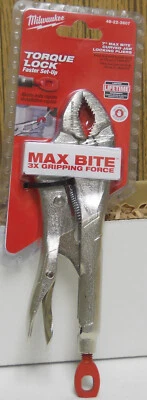 Milwaukee 48-22-3607 Torque Lock 7 Inch Curve Jaw Max Bite Locking Pliers