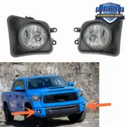 Pair of Fog Lights Lamps w/Cover Wiring+Switch Kits For 2014-2021 Toyota Tundra (for: Toyota)