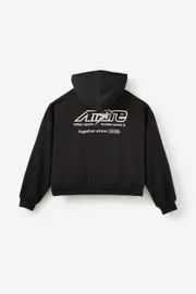 [Factorie] Factorie - Chloe Hoodie - Black/amore studio L BLACK/AMORE STUDIO