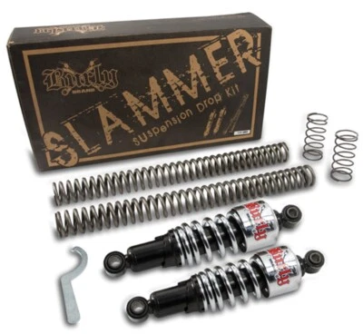 Burly Slammer Chrome Front & Rear Suspension Kit (B28-1004)