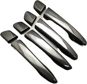Compatible for Lexus GS F Turbo GS350 GS450h GS200t 2012-2017 Car Door Handle Cover Trim 8PCS/Set Carbon Fiber(4D No Smart Key 8 PCS)