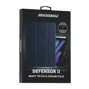 RockRose Defensor II Tri-Fold Origami Folio Case for 2021 iPad mini 6 8.3in Blue