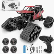 2 In 1 Rc Cars Remote Control Car 1:14,25 Mph 40 Km/h,4wd Trucks(red)