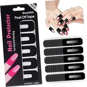 LIFKOME Nail Protectors for Fingers 100 Sheets Nail Polish Stickers Cuticle Protector